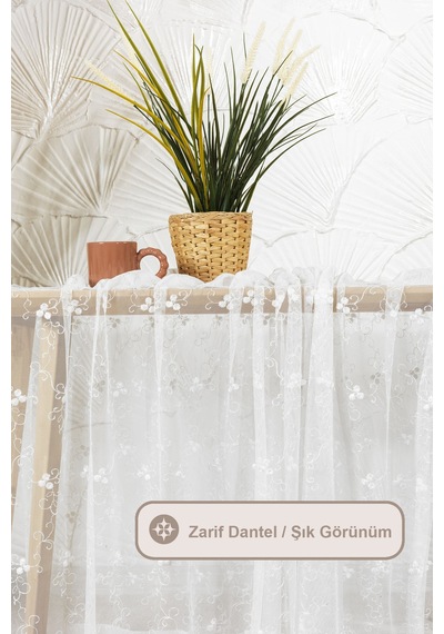 Elart Masal Masa Örtüsü 150x230 Cm Krem Krem