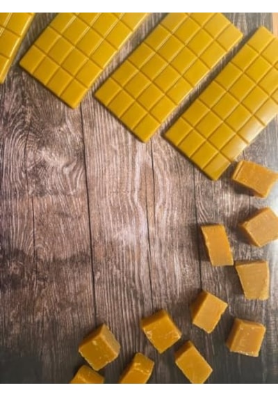 320gr Saf Balmumu Doğal Katkısız Lüks Bal Mumu Kolay Kırılabilir, Kolay Kullanımlı Balmumu Beeswax Arı Mumu 50 x 22