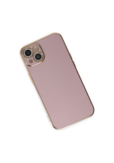 Apple Uyumlu iPhone 15 Uyumlu Kılıf Volet Silikon - Mor