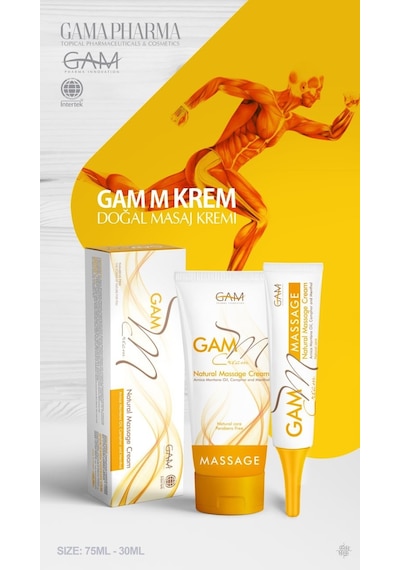 Gam M Boyun Sırt ve Omuz Tutulmalarını Krem 75 ML