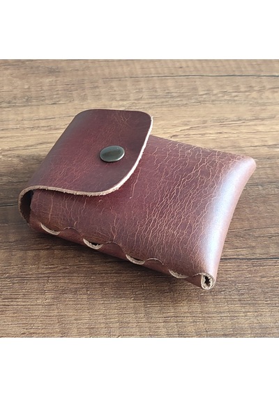 Sumerian Leather Craft Deri Sigara Kılıfı Tarçın 2