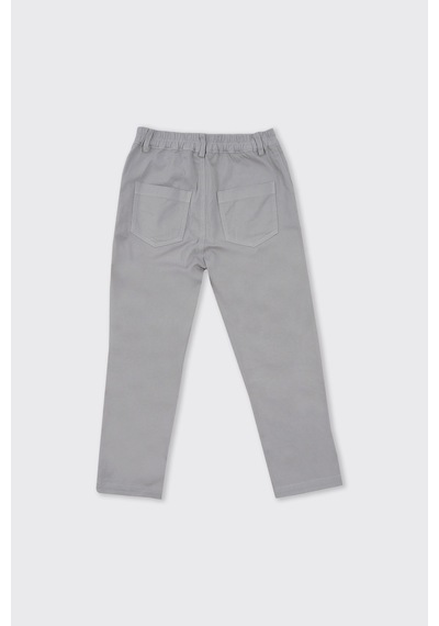 Panço Erkek Çocuk Düğmeli Pantolon Gri