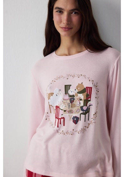 Penti Gül Kurusu Good Mood Termal Etkili Pijama Üstü