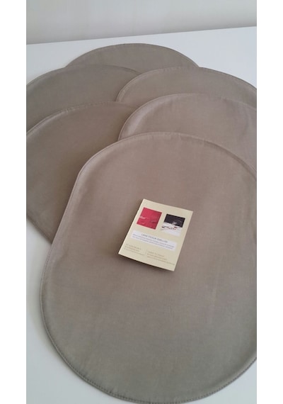 Amerikan Servis Oval Plain 32 x 45 CM Zeytin Yeşili 2'li Yeşil