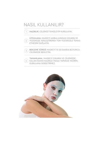 Mjcare On Pome Granate Mask - Mjcare On Nar Özlü Yüz Maskesi 20'li