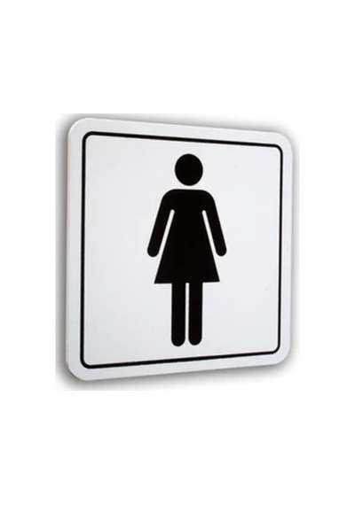 İzmir Fırça Pvc Elegan Sembol Bayan Wc 12 12cm