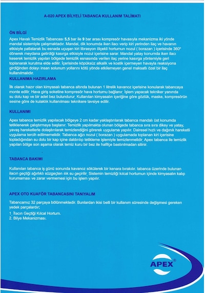 Apex Tornador Detaylı Temizlik Tabancası