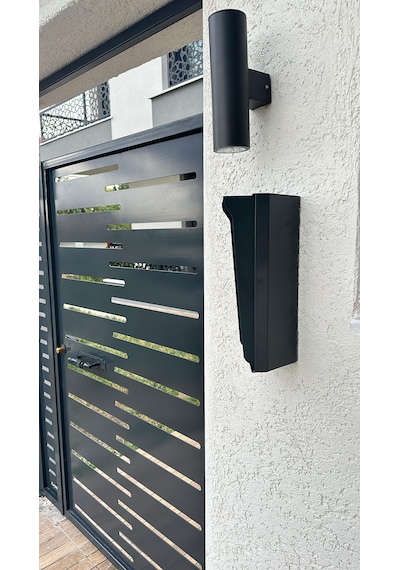 Açılı Yağmurluk Aparatı 3ü 1 Arada Antrasit15x35,5x16cm