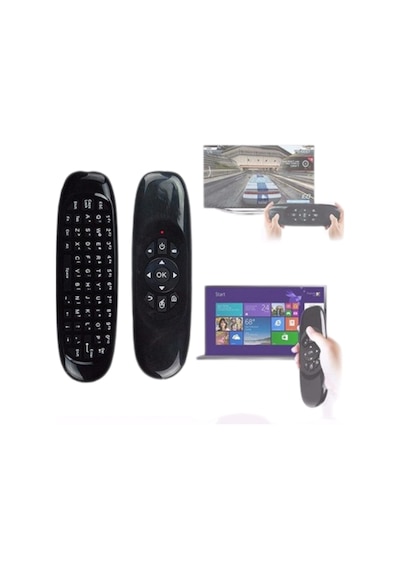 Mey İthalat Android Tv Ve Pc Uyumlu Kablosuz Hava Fareli Kumanda