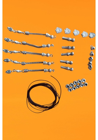 Tesbih Püskül İmame Yapım Seti İmame Püskül Komple Set Tesbih İpi 5 Takım