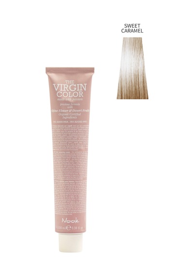 Nook Virgin Color Profesyonel Saç Boyası 100ml-tatlı Karamel/sütlü Kahve Toner Pastel-krem Karamel