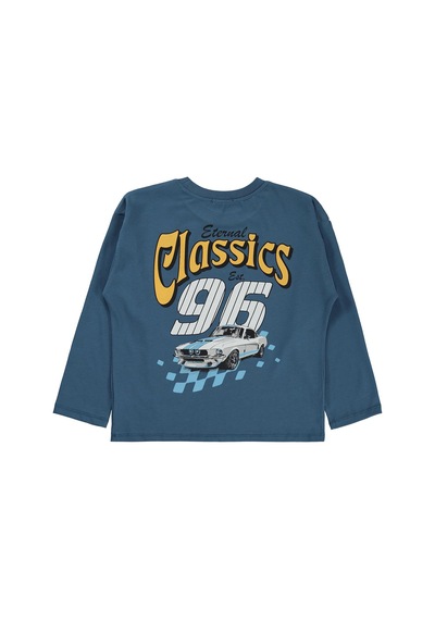 Civil Boys Classıc Est 96 Baskılı 6-9 Yaş Sweatshirt Km - Lacivert Açık Lacivert