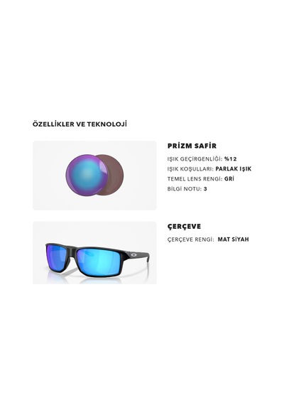 Oakley Gibston Xl Omatter Çerçeve Prizm Lens Erkek Gözlük Oo9470-0362 Siyah