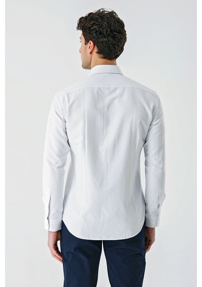 İmza Mavi Uzun Kollu Desenli Armürlü Cepsiz Pamuklu Klasik Slim Fit Dar Kesim Gömlek 1004240189-mavi Mavi İmza Mavi Uzun Kollu Desenli Armürlü Cepsiz Pamuklu Klasik Slim Fit Dar Kesim Gömlek 1004240189-mavi Mavi