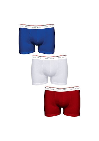 John Frank Üçlü Basic Bright Erkek Boxer Renkli Renkli