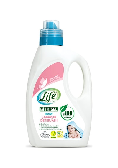 3 Adet Life By Fakir Baby Bitkisel Bazlı Sıvı Çamaşır Deterjanı 1500 Ml Diğer