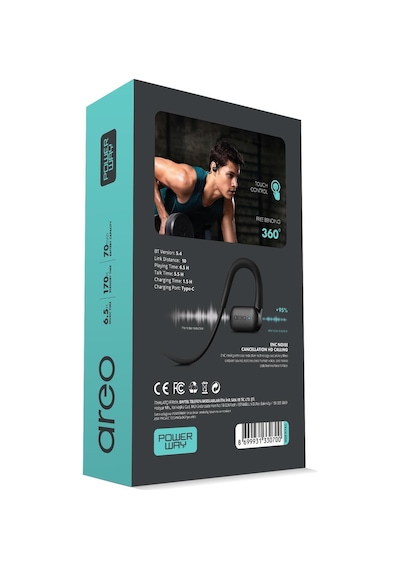 Powerway Areo Kulak İçi Bluetooth Kulaklık