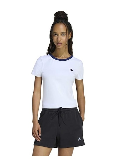 Adidas Col Icon Baby Kadın Beyaz Yuvarlak Yaka Tişört