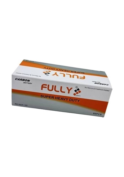 Fully Aaa Süper Heavy Duty İnce Kumanda Pil 60 Adet Evimdeyokyok
