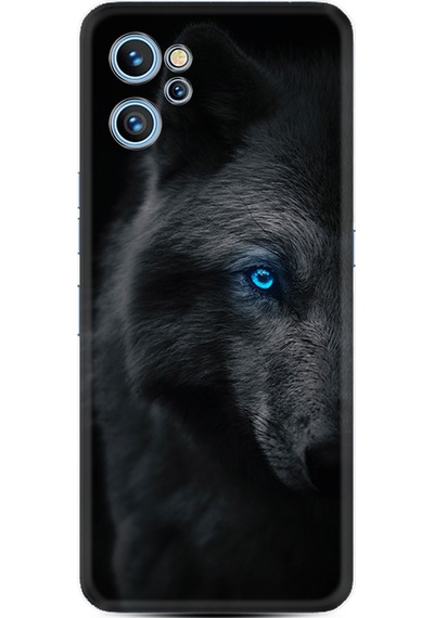 Reeder S19 Max Pro Kılıf Resimli Desenli Silikon Platinium Series Dark Wolfs 1834
