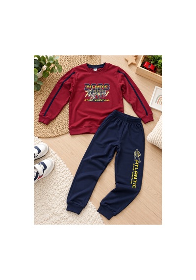 Uğur Bebe Çocuk Bordo Pijama Takımı %100 Pamuk Uzun Kollu Bisiklet Yaka Baskılı Lacivert Alt Rahat Ve Şık Pijama Takımı Bordo Bordo Uğur Bebe Çocuk Bordo Pijama Takımı %100 Pamuk Uzun Kollu Bisiklet Yaka Baskılı Lacivert Alt Rahat Ve Şık Pijama Takımı Bordo Bordo