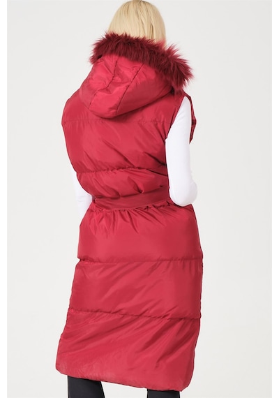 Dewberry Bayan Yelek Z6744 Bordo