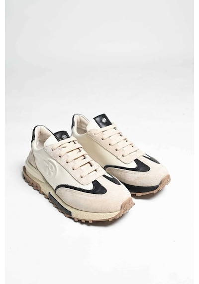 Bestello Bağcıklı Termo Taban Sneaker 101-24614-08 Kadın Ayakkabı Bej