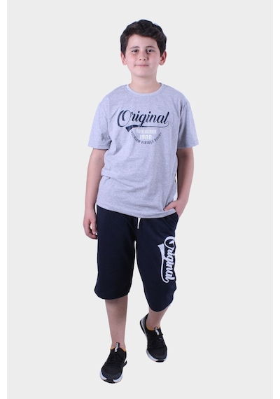 Panios Kids 3lü Erkek Çocuk Tişört-kapri Baskılı Alt-üst Takım Çok Renkli