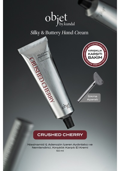 Kırışıklık Karşıtı Nemlendirici El Kremi Objet By Kundal Silky & Buttery Hand Cream Crushed Cherry