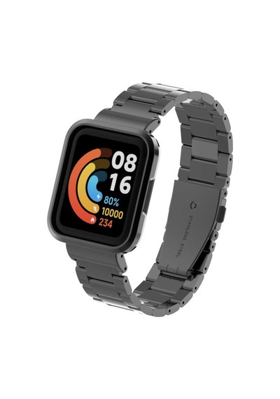Xiaomi Redmi Watch Mi Watch Lite Uyumlu Krd-60 Metal Kordon-hkm-rose Gold