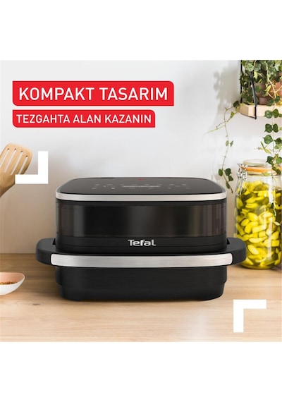 Tefal Easy Fry XL Surface 2200 W 4 L Süper Kompakt Boyutlu Geniş Air Fryer Fritöz