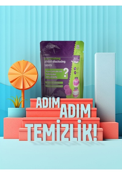 Tbrush Plak Kaşifi ve Tartar Gösterici Tablet