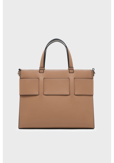 Armani Exchange Logolu Çıkarılabilir Askılı Çanta Kadın Çanta 9426890 A874 U6186 Taba