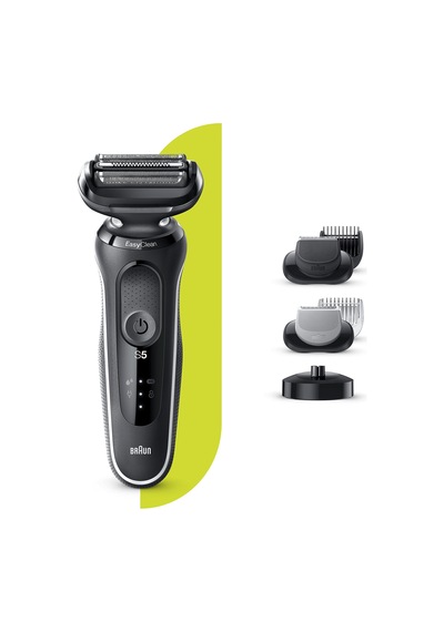 Braun Series 5 50-w4650cs Elektrikli Tıraş Makinesi Siyah/beyaz Şarj İstasyonu 2 Ek Parça