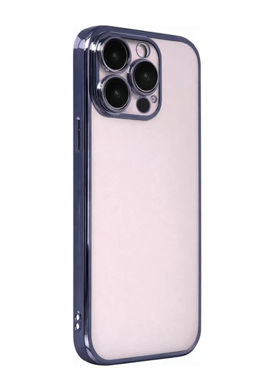 Newface Apple İphone 15 Pro Max Razer Lensli Silikon - Lacivert