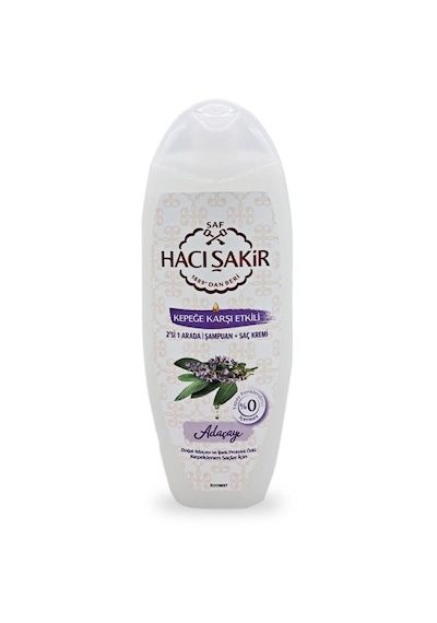 Hacı Şakir Adaçayı 2si 1 Arada Şampuan Kepeğe Karşı 500 ML