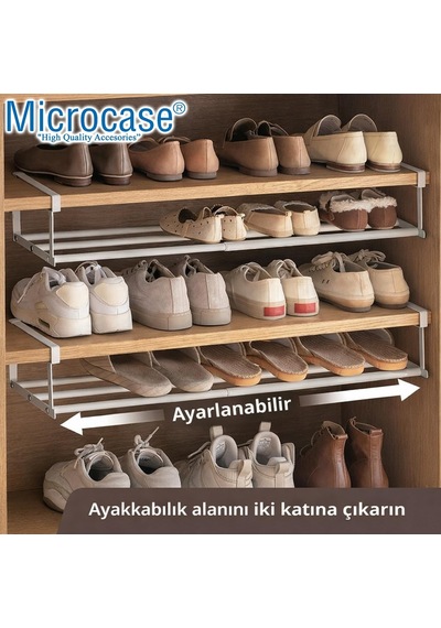 Dolap İçi Ekstra Alan İçin Metal Ayakkabı Standı 10x20x40-65 Cm 4 Adet Al5457 Beyaz Diğer Dolap İçi Ekstra Alan İçin Metal Ayakkabı Standı 10x20x40-65 Cm 4 Adet Al5457 Beyaz Diğer