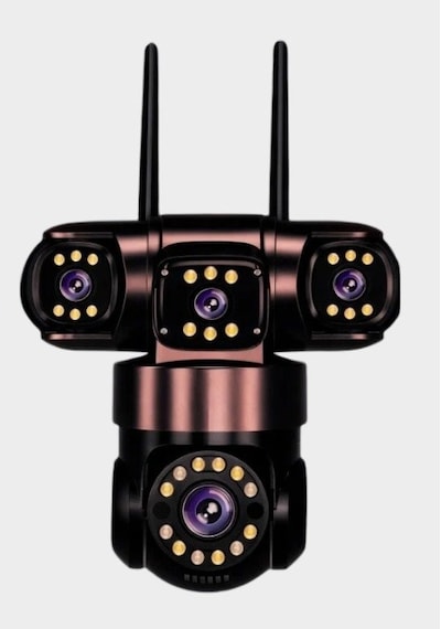 X5tech Rx-113w Wifi 3 Lensli 12 Volt 2a Kablosuz Güvenlik Kamera Gece Gündüz Renkli 360 Ptz Kontroll