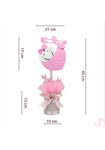 Masa Süsü Eva Bebek Pembe