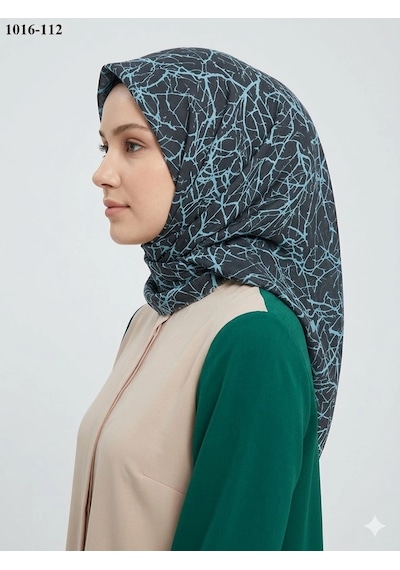 Dolce Life Dolce Cool Desenli Dimi Pamuk Eşarp 1016-112 Çok Renkli