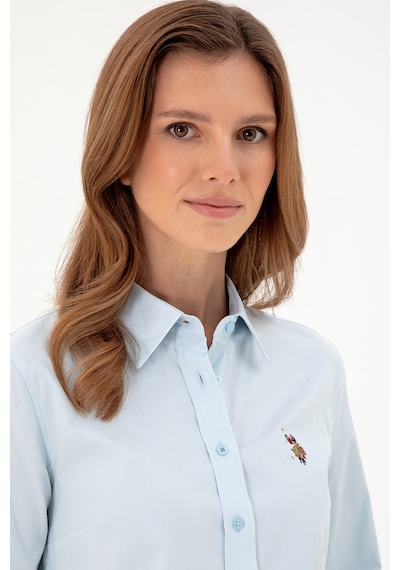 U.s. Polo Assn. Kadın Açık Mavi Gömlek Basic 50295710-vr003 Açık Mavi