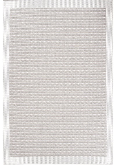 Hoom Rugs Lora 3211 Bej Çerçeveli Pamuk Taban Hav Toz Vermez Sisal Halı