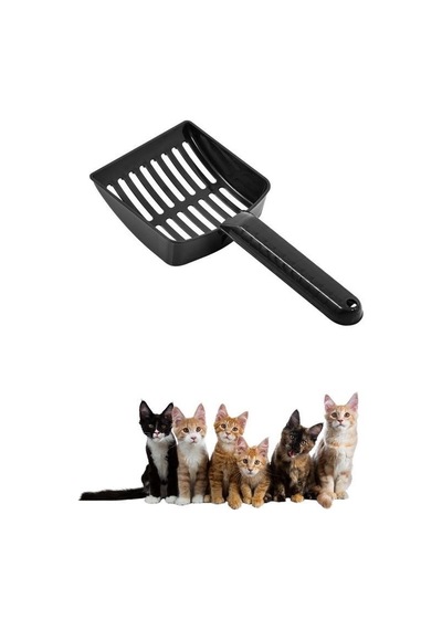 Büro Ev Evcil Hayvanı İçin Plastik Kedi Kumu Temizler Eleme Küreği