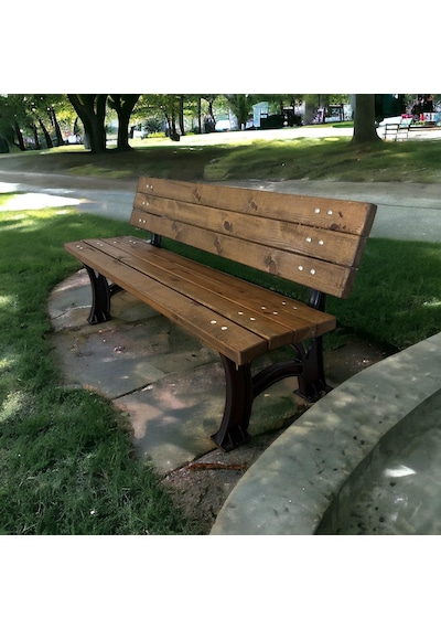 Kompozit Oturma Bankı Dış Mekân İçin Dayanıklı Park Bankı-224