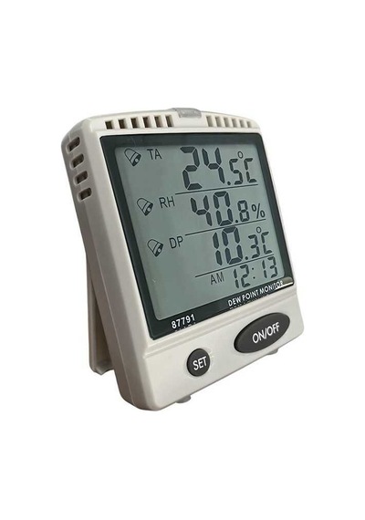 Az 87791 Alarmlı Sıcaklık Ve Nem Ölçer Dewpoint Göstergeli