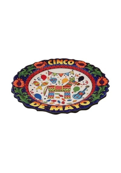 Seramik Tabak Cinco De Mayo 30 Cm No.2