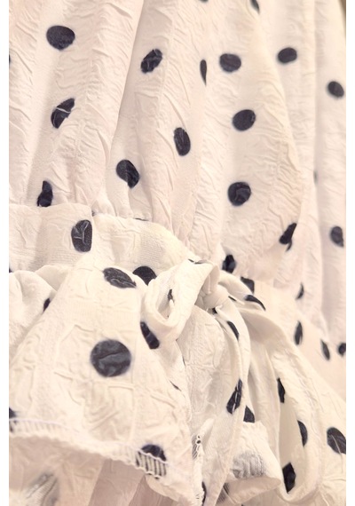 Fashion Cocktail Pretty Woman Sırt Bağlamalı Dokulu Kumaş Nostaljik Retro Vintage Puanlı Puantiyeli Dalgalı Astarlı Sırt Dekolteli Şifon Uzun Elbise Beyaz Fashion Cocktail Pretty Woman Sırt Bağlamalı Dokulu Kumaş Nostaljik Retro Vintage Puanlı Puantiyeli Dalgalı Astarlı Sırt Dekolteli Şifon Uzun Elbise Beyaz