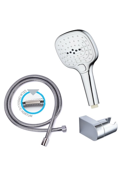 Yapıtaşı Yt261 Limon Banyo Duş Seti Butonlu 3fonksiyonlu Krom