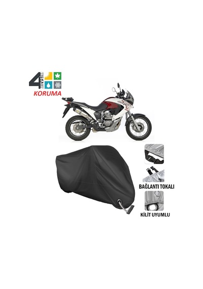 Honda Xl 700 Transalp Motosiklet Brandası ( Kilit Uyumlu - Siyah