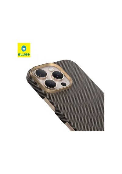 Mr. Gorilla Apple iPhone 16 Pro Max Uyumlu Aramid Karbon Fiber Serigrafi Baskı Magsafe Özellikli Kılıf